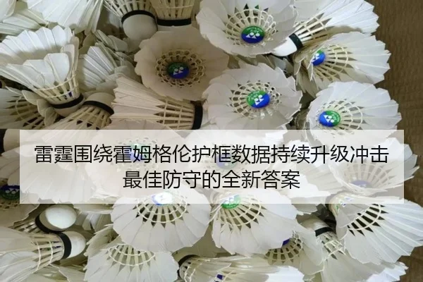 雷霆围绕霍姆格伦护框数据持续升级冲击最佳防守的全新答案